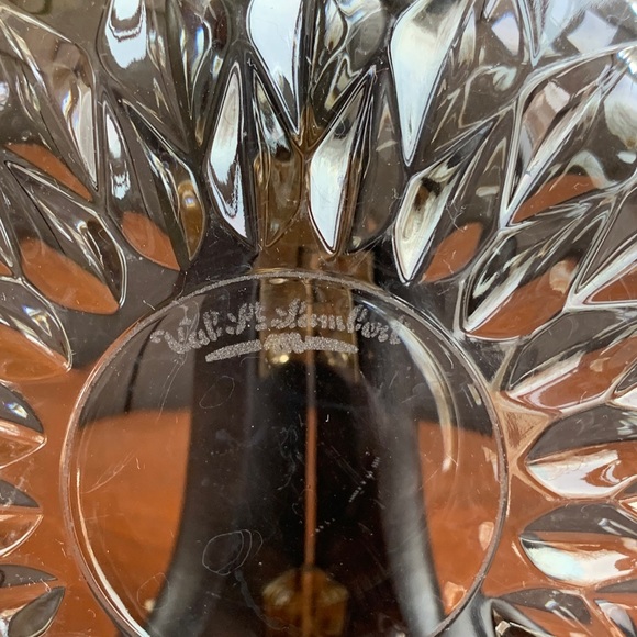 Vintage | Val St Lambert Cut Crystal Ashtray - Picture 2 of 12